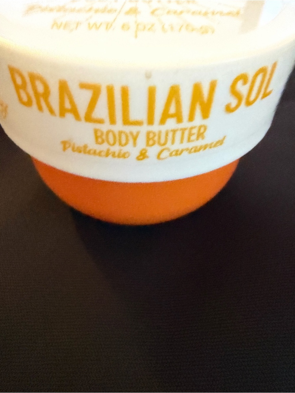 Brazilian Sol Pistachio & Caramel Body Butter 6oz - Picture 2 of 2